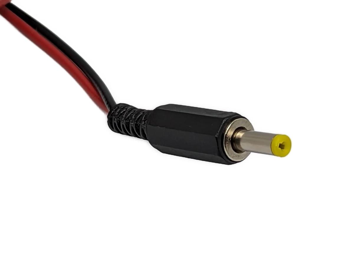 Anschlusskabel mit FastOn F250 6,3mm und 4mm Hohlstecker für Wildkameras